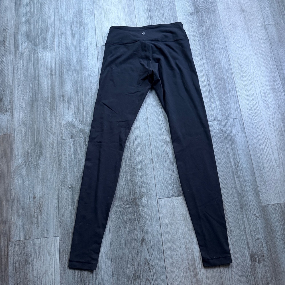 Lululemon Womens 6 Black Align High Rise Leggings Yoga Pants 31" Length